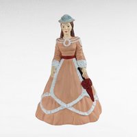 Vintage Dave Grossman Gone with the Wind Suellen Gone with the Wind Large Figurine.