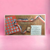 Vintage 1965 Meet the Presidents Quiz Game, Educational Game, History Game,  Homeschooling,  Collectible Game