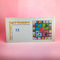 Vintage 1974 Agri-Venture Board Game | Complete with Instructions | Farming and Economics Game | Educational Game