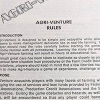Vintage 1974 Agri-Venture Board Game | Complete with Instructions | Farming and Economics Game | Educational Game