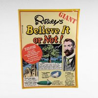 Vintage 1976 Ripley's Believe It Or Not! Giant Softcover Book | Illustrated | Oddities & Wonders |  Lowell Thomas Introduction