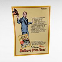 Vintage 1976 Ripley's Believe It Or Not! Giant Softcover Book | Illustrated | Oddities & Wonders |  Lowell Thomas Introduction