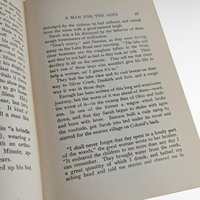 1919 A Man for the Ages | Antique Book by Irving Bacheller | Illustrated | Historical Fiction | Abraham Lincoln | Gift for Reader