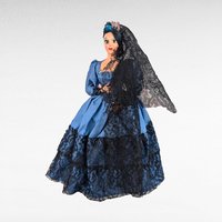 Vintage Spanish Doll, Flamenco Dancer Doll,  Traditional Spanish Dress Doll, Collectible Doll,  Spanish Decor, Gift for Doll Collectors