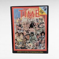 Vintage 1983 Time Magazine Trivia Board Game, Complete, Retro Game, Family Game Night, 80s Nostalgia, Gift for Trivia Buff