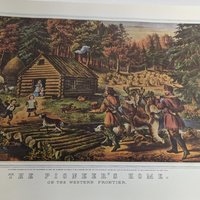 1952 Currier and Ives America, Vintage Illustrated Book, Colin Simkin, Mid-19th Century Prints, Americana, History Book, Art Book