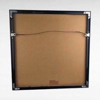 Vintage Framed Painting | Indian Folk Art | Tribal Art | Textile Art | Wall Decor | Camel and Traveler | 15.5"