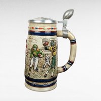 Vintage Avon Sports Steins, 1980s Collectible Beer Mugs, Football and Baseball, Man Cave Decor, Father's Day Gift