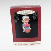 Vintage Hallmark Ornament Lot - 90s Keepsake Ornaments with Boxes - Mickey, Elves, Santa, & More