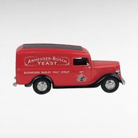 Vintage Anheuser-Busch Diecast Banks - ERTL Ford & Chevy Panel Trucks - With Boxes