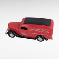 Vintage Anheuser-Busch Diecast Banks - ERTL Ford & Chevy Panel Trucks - With Boxes