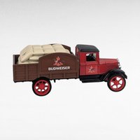 Vintage Anheuser-Busch Diecast Banks - ERTL Kenworth & Hawkeye Trucks - With Boxes
