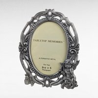 Vintage Photo Frames, Set of 3, Metal Picture Frames, Cherub Frame, High Heel Shoe Frame, Horseback Frame, Eclectic Decor, Home Decor