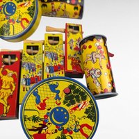 Vintage Metal Noisemakers, Party Favors, Children's Toys, Collectible Toys, Tin Noisemakers, Festive Decor, New Year's Eve, Birthday Party