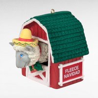 Vintage Enesco Farm Animal Ornaments, Bobblehead Cow and Sheep, Christmas Ornaments, Dairy Christmas, Fleece Navidad, Gift for Collector