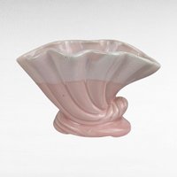 Vintage Ceramic Planters, Shawnee Wheelbarrow Planter, Pink Shell Planter, Mid Century Modern, Succulent Planters, Indoor Garden