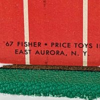 Vintage 1967 Fisher Price Play Family Farm Barn, Little People Barn, Toy Barn, Collectible Toy