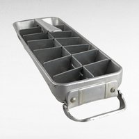 Vintage Quickcube Aluminum Ice Cube Tray | Mid-Century Barware | Cocktail Enthusiast Gift | Retro Kitchen Decor