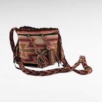 Vintage Handmade Crochet Drawstring Bag | Boho Chic Shoulder Bag | Festival Bag | Gift for Her