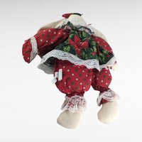 Vintage Ganz Heritage Collection Plush Bunny Rabbits | Christmas Bunnies | Holiday Decor | Stuffed Animal Couple