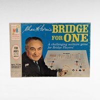 Vintage 1967 Milton Bradley Bridge for One Game | Solitaire Bridge Game | Chas Goren | Collectible Card Game