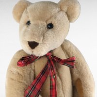 Vintage Tan Polar Puff Teddy Bear | 18-inch Plush Bear | Movable Limbs | Collectible Toy