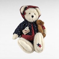 Vintage Boyds Bears Starr B. Bearyproud with Sparkle | Plush Bear with Cub | Collectible Bear | Patriotic Bear