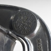 Vintage WearEver Aluminum Juice Press, Manual Citrus Juicer, Retro Kitchenware, Collectible Kitchen Gadget