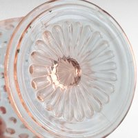 Vintage Anchor Hocking Pink Hobnail Sherbet Glasses, Set of 4, Dessert Glasses, Ice Cream Dishes, Retro Kitchenware