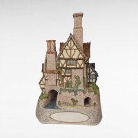 1994 David Winter Quindene Manor, Signed Cottage, Collectible Figurine, English Village, Gift for Collectors