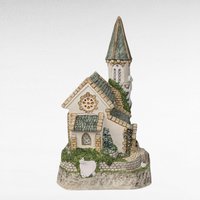 1994 David Winter Celebration Chapel, Collectible Village House, English Cottage, Wedding Gift