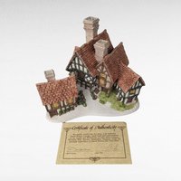 1981 David Winter Cottage "Stratford House" | with COA and Original Box | Vintage Collectible