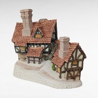1981 David Winter Cottage "Stratford House" | with COA and Original Box | Vintage Collectible