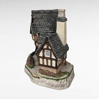 1991 David Winter Cottage "The Candlemakers" #12 | Vintage Collectible Figurine | Small Nick