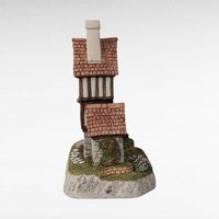 1993 David Winter Cottage "The Quack's Cottage" | with COA and Original Box | Vintage Collectible