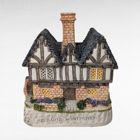 1993 David Winter Cottage "The Constabulary" | with COA and Original Box | Vintage Collectible