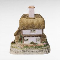 1993 David Winter Cottage "One Acre Cottage" | with COA and Original Box | Vintage Collectible