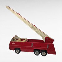 Vintage Tonka Fire Truck - Large Metal Toy Truck - Collectible Fire Engine