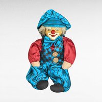 Vintage German Clown Doll | Collectible | Unique Decor | Gift for Doll Collector