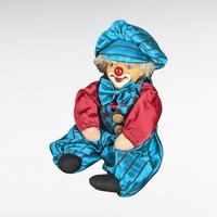 Vintage German Clown Doll | Collectible | Unique Decor | Gift for Doll Collector