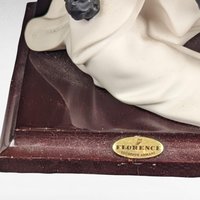 Giuseppe Armani Pierrot Figurine | Porcelain Clown Statue | Commedia dell'Arte | 0749P | Vintage Italian Art