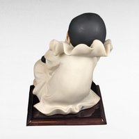Giuseppe Armani Pierrot Figurine | Porcelain Clown Statue | Commedia dell'Arte | 0749P | Vintage Italian Art
