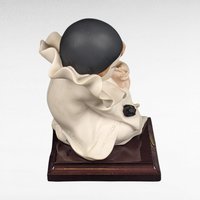 Giuseppe Armani Pierrot Figurine | Porcelain Clown Statue | Commedia dell'Arte | 0749P | Vintage Italian Art
