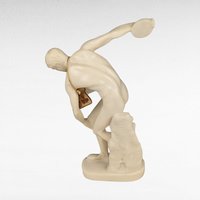 Vintage Hermes Discobolus Statue | Greek Athlete Sculpture | Made in Greece | Classical Art