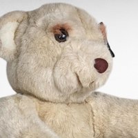 Vintage Chosun 13" Plush Bear with Blue Hat - Soft, Cuddly, and Collectible