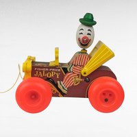 Vintage Fisher Price Jalopy Pull Toy | Classic Wooden Toy Car | Collectible Toy | 1960s Toy | Gift for Toddler