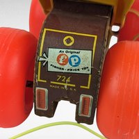 Vintage Fisher Price Jalopy Pull Toy | Classic Wooden Toy Car | Collectible Toy | 1960s Toy | Gift for Toddler