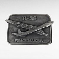 Vintage 1983 B-36 Peacemaker Belt Buckle | Military Collector Series | Aviation Memorabilia | Gift for Veteran
