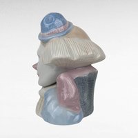 Vintage Meico Porcelain Sad Clown Figurine, Pierrot Clown, Collectible Clown, Sad Clown Decor, Unique Gift