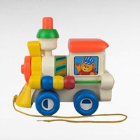 Vintage Playskool Busy Choo Choo Pull Toy | 1980s Toddler Toy | Educational Toy | Gift for Collector